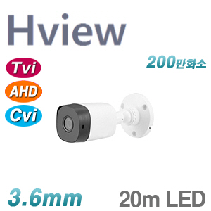 [대기업 이상의 최고화질 Hview 200만화소] HV-HB1-EDN [3.6mm TVI AHD CVI]