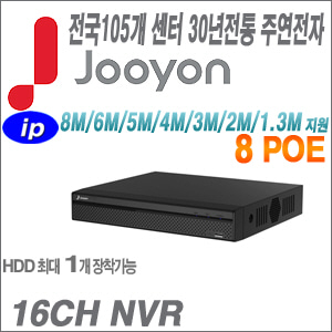 [NVR-16CH][다화OEM제품] JR-N4116 [Dahua][동일모델명: DH-NVR4104HS-8P-4KS2] [8POE H.265]