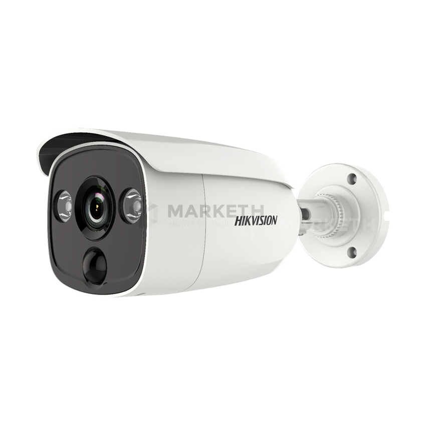 하이크비전 CCTV DS-2CE12H0T-PIRL [움직임감지 PIR센스 LED경광등 2.8mm 40m EXIR IP67 금속]